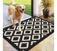 OTraki Felpudo de Entrada 60 x 90 cm Lavable con Base Antideslizante