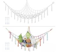 OTraki Red de Almacenamiento de Peluche 100 x 135 cm 2 Unidades