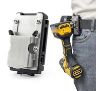 otuiam Porta Herramientas para Cinturón - Portaherramientas Soporte Clips de Acero Inoxidable 304, Ganchos para Taladro Inalámbrico, Destornillador de Impacto, Clavadora, Cinta Métrica