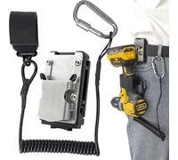 otuiam Porta Herramientas para Cinturón - Portaherramientas Soporte Clips de Acero Inoxidable 304, Ganchos para Taladro Inalámbrico, Destornillador de Impacto, Clavadora, Cinta Métrica