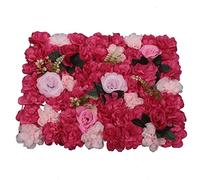 OUBUBY Juego de 12 fondos de flores artificiales, decoración de fondo para bodas, fotografías, flores, decoración de fondo, decoración de pared, para bodas, fiestas, 40 cm x 60 cm
