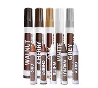 OUDQFCJ 10 Piezas Kit Bolígrafo para retocar muebles de madera, Parquet, Laminado, Encimeras, Retoque, Rotulador de Corrección, Rotuladores de Rayones