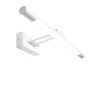 OUHFCASN Lámparas de pared, luces for cuadros, LED for espejos baño, lámpara plana impermeable, iluminación moderna for montada en la for interiores, luz lectura(Warm,Silver)