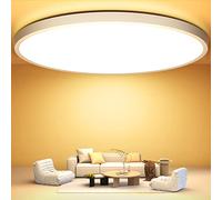 OUILA Lámpara de Techo Ø30cm 2400lm 3000K Luz Calida Plafón Led Techo Redondo 24W Lampara Led Techo Moderna Luz Led Lampara Dormitorio Comedor Garaje Cocina Baño Sala de Estar