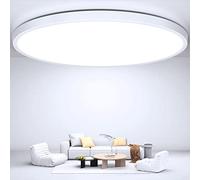 OUILA Plafon Led Techo, 24W Ø30cm Lámpara Techo, 2400LM 6500K Blanco Frio
