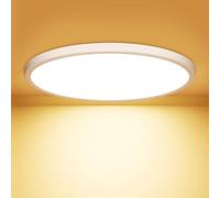 OUILA Plafon LED Techo Redondo Lámpara de Techo 3000K Luz Calida Ø22CM
