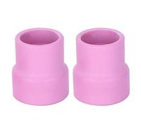 Oumefar 2 uds Taza de Soldadura de cerámica # 12 TIG Lente de Gas Boquilla de alúmina Taza Furick para antorcha de Soldadura refrigerada por Aire de la Serie WP-9 WP-20 WP-25