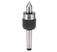 Oumefar 60 ° MT2 Centro Vivo Centro de Torno de precisión de Acero T10 5000 RPM Centro Giratorio de fresado Giratorio en Vivo Herramienta de Trabajo de Metal con Cono Morse