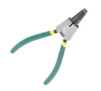 Oumefar Alicates de Anillo Elástico, con Resorte, Herramienta de Clip Externo Doblado para un Fácil Montaje del Resorte, Acero para Herramientas de 165 Mm, 1 Unidad