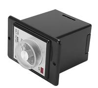 Oumefar Controlador de relé de Retardo de Tiempo AH2-Y 60M con Carcasa de ABS Duradera para Equipos de Automatización Retardo de Encendido de Alta Precisión (24 VCC)