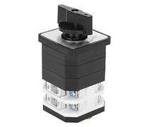 Oumefar Interruptor de Reinicio Automático, Interruptor de Leva Eléctrico Compacto, Control de Circuito 16A para Equipos Industriales, Material de Aleación de Plata