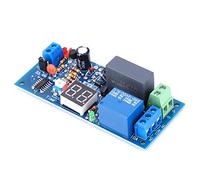 Oumefar Módulo de Relé Temporizador de Ca de 220 V, 1-99 Segundos/1-99 Minutos, Módulo de Relé de Retardo de Rango de Tiempo, Temporizador de Ciclo con Pantalla LED