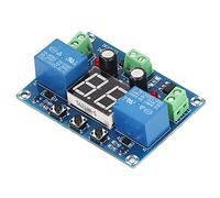 Oumefar Módulo de relé Temporizador Pantalla Digital 0-99S Interruptor de relé de Tiempo Ajustable para Motores y Lámparas de CC Diseño Compacto