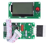 Oumefar Módulo de Soldadura de Control de Tiempo Tablero Codificador de Doble Pulso LCD Controlador de Soldador por Puntos Tablero de Control de Soldadura por Pulsos con Pantalla