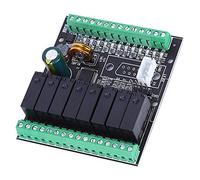 Oumefar Placa de Control Industrial PLC Controlador Lógico Programable Salida de relé DC24V AC220V WS2N-20MR-TTL-S(D) para Sistemas de Automatización de Placa Base FX1N 2N