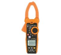 Oumefar PM2128 Pinza Amperimétrica Digital, Capacitancia de Resistencia del Probador de Corriente de Voltaje CA CC Portátil, 1000 A 6000 Recuentos RMS Verdadero para Mantenimiento