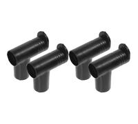 OUNONA 4 piezas accesorios para ropa perchas tendedero de juntas prácticas para percheros juntas de postes ángulo recto conector Suite secador
