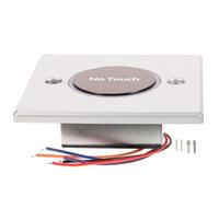 OUNONA Botón Sistema Seguro de Salida sin Contacto Sensor Infrarrojo Plástico Duradero, Tamaño Estándar para Control de Acceso Uso en Oficinas y Edificios para Puertas Automáticas