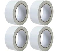 OUNONA Cinta Aislante Autoadhesiva de Color Blanco 4 Rollos Burlete de Puerta de Tejido Adhesivo Fuerte para Sellado y Aislamiento Térmico para Ventanas y Puertas en Reparaciones