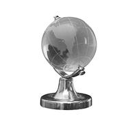 OUNONA Globo Geográfico Elegante de Cristal para Decoración del Hogar y Bodas, Adorno Práctico y Creativo para Escritorio y Regalos Obsequios