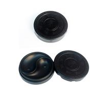 OUNONA Losa de Tinta Tradicional Diseño Yin Yang de 4 Pulgadas con Cubierta Superficie Lisa y Material Abs para Caligrafía China Adecuado para Principiantes