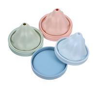 OUNONA Molde de Silicona para Hielo Forma de Pico Montañoso, 3 Piezas, Material Pp y Silicona, Práctico y Creativo para Utensilios de Cocina Color Aleatorio
