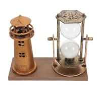 OUNONA Reloj de Arena Delicada Vintage Dorado de Plástico y Multifuncional Estilo Retro Artístico Hogar y Actividades en Escritorio