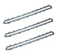 OUPADOS Lot de 3 Chaînes de Tronçonneuse 3/8" LP 1,3 mm 52 Maillons, Chaîne de Rechange pour Guide 35 cm, Compatible Husqvarna 240, DCS330, Einhell GH-EC 1835