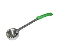 our fave Cuchara medidora de metal multiusos con mango de goma antideslizante, adecuada para cocinar, hornear y preparar alimentos, utensilios de grado de restaurante