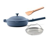 Our Place Always Pan 2.0 - 26,67 cm (2,5 L) de cerámica antiadherente, libre de toxinas | Sartén y salteadora de aluminio patentada de 10 en 1 | Segura para horno, inducción y todas las placas de
