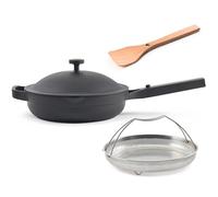 Our Place Always Pan 2.0 | Sartén de cerámica de 10.5" con tapa modular, cesta de cocción al vapor y espátula | Utensilio de cocina antiadherente patentado 10-en-1, sin sustancias tóxicas, sin PFAS |