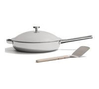 Our Place Titanium Large Always Pan Pro - Sartén antiadherente de 12.5 pulgadas (4.2 cuartos de galón) | Titanio de tres capas y acero inoxidable | Seguro para horno, inducción y todas las cocinas de