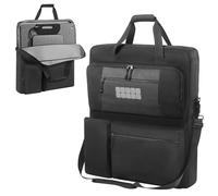 OURHZTB Funda de transporte de viaje compatible con ECOFLOW/BLUETTI/Anker, bolsa de almacenamiento portátil de panel solar con bolsillos y correa para el hombro, Panel solar portátil Renogy de 100 W y