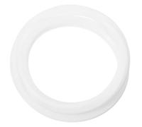 Outanaya Anillo de silicona para lonchera, anillo de sellado de tapa de recipiente de alimentos, blanco, reutilizable, fácil de instalar y quitar, repuesto práctico para loncheras