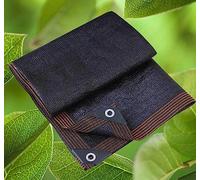 Outdoor e Cloth 3 x 4 m T Ombrege resistente al viento 90% protección UV antiRipNet para plantas, granero, perrera, negro, 6 x 8 m, cubierta de jardín