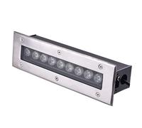 Outdoor LED Buried Light, Rectangular Underground Lights, 85-265V IP65 Waterproof Garden Floor Path Light, Lighting Project Landscape Lamp(Warm White,12W)