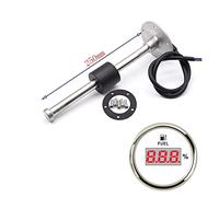 OUTFYT Medidor de indicador Nivel Aceite 0-190hm con Sensor Combustible 15 0 mm 200 250 450 for Digital 5 2 Calibre,Monitor preciso(250MM WS)
