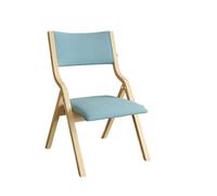 OUTIFUOTPP Silla con Respaldo for Comedor, sofá Minimalista nórdico for el hogar, sin Suelo, Silla Plegable portátil, de Ocio, Mesa(Sky Blue)