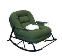 OUTIFUOTPP Sofá Silla, Mecedora, Perezosa for Adultos, Balcón Casero, Sala de Estar, Mecedoras, Dormitorio for, Sillones Individuales Informales(Corduroy B)