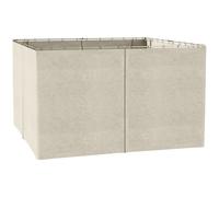 Outsunny 4 Paredes Laterales para Cenador 352x205 cm con 48 Ganchos y Anillos en C para Pérgola Gazebo Beige Aosom España