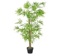 Outsunny Árbol de bambú Artificial Falso 1,5 m Hoja Realista