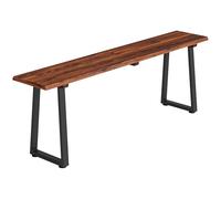 Outsunny Banco Madera Exterior 2 Personas 59" sin Respaldo Patio jardín