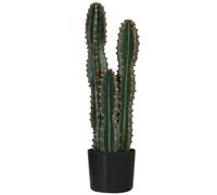 Outsunny Cactus artificial de gran tamaño realista planta artificial grande 17x60 cm en color Verde Aosom España