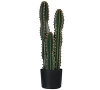 Outsunny Cactus Artificial Gran Realismo Planta Artificial Tamaño Grande Dim. Ø 17 x 60 cm, color verde
