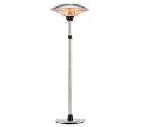 Outsunny Calefactor de pie infrarrojos 1200/1800/3000W – 3 niveles, altura ajustable, IP44
