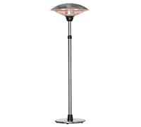 Outsunny Calefactor de pie infrarrojos 1200/1800/3000W – 3 niveles, altura ajustable, IP44