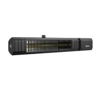 Outsunny Calefactor por Infrarrojos Terraza 2000 W, IP65, 9 Niveles Calor | Estufa Exterior Eléctrica Pared de Aluminio, Control por App/Táctil/Mando a Distancia, Temporizador 24 h y Funda