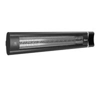 Outsunny Calefactor por Infrarrojos Terraza 3000 W IP65 9 Niveles Calor Temporizador 24 H Control Táctil/Remoto Pantalla LED Negro Aosom España