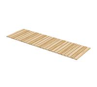 Outsunny Camino de Jardín de Madera 120x38 cm Pasarela Recta Enrollable para Exteriores Resistente a la Intemperie Decorativo de Jardín para Playa