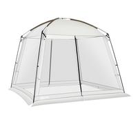 Outsunny - Carpa de Jardín con mosquiteras 3x3 m Blanco